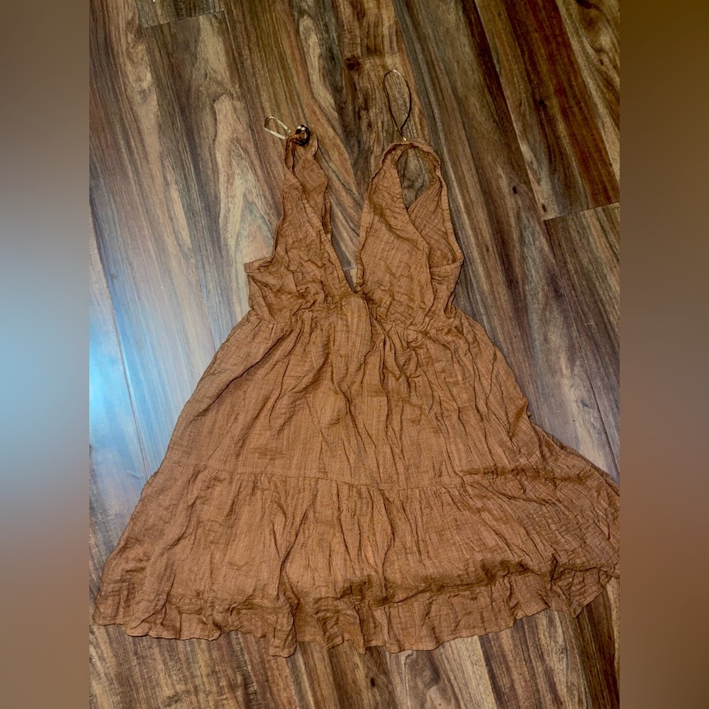 Pull&Bear Brown Dress